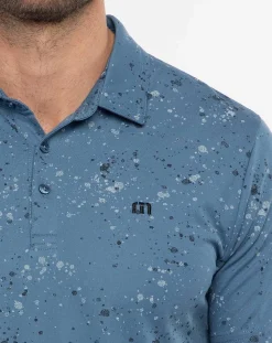 Splatter Print Polo