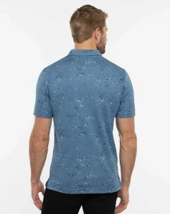 Splatter Print Polo