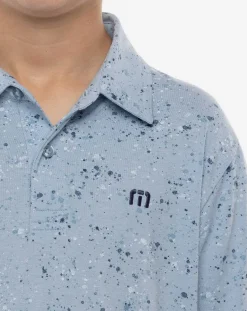 Splatter Print Youth Polo