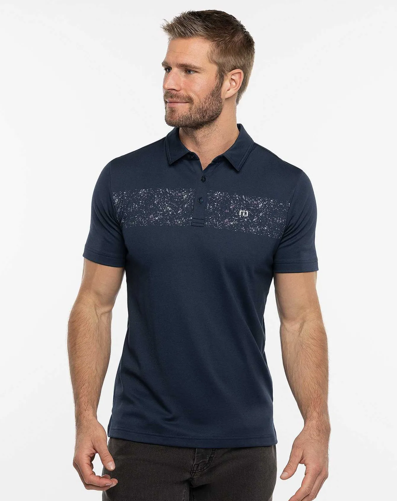 Splatter Stripe Polo