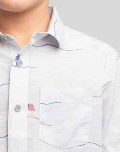 Star Spangled Banner Youth Button-Up