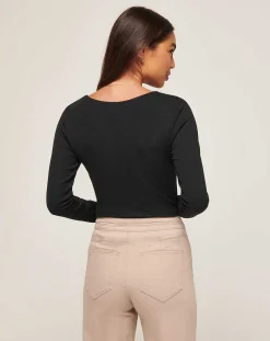 Sun Season Cloud Ribbed Top