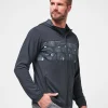 Tech Hoodie Striped Full Zip