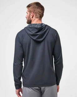 Tech Hoodie Striped Full Zip