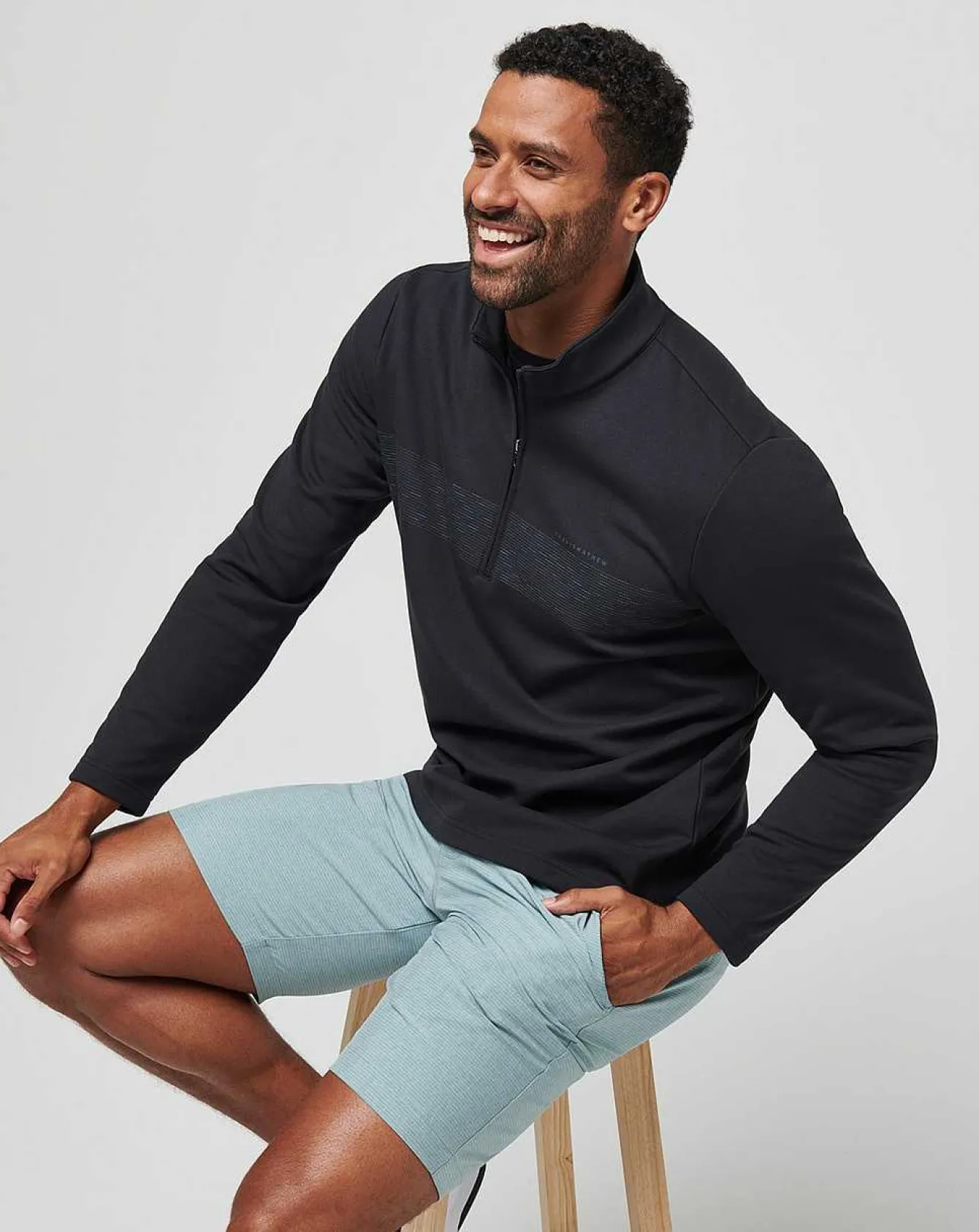 Upgraded Chest Stripe Quarter Zip
