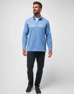 Upgraded Striped Quarter Zip