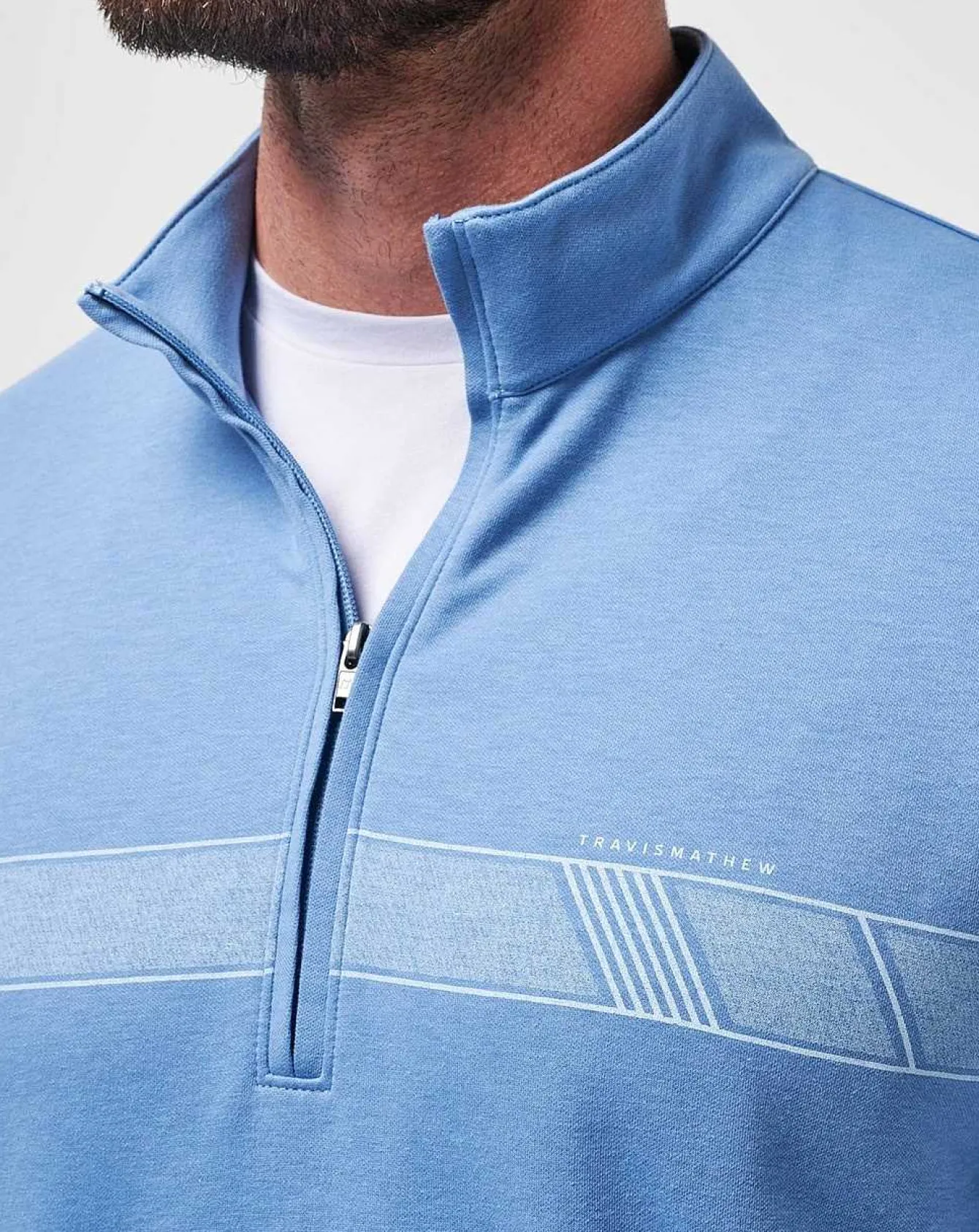 Upgraded Striped Quarter Zip