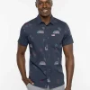 What Goes Up Button-Up