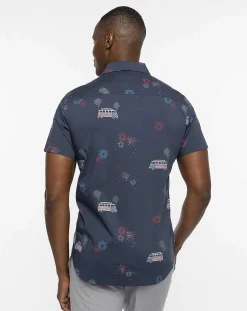 What Goes Up Button-Up
