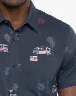 What Goes Up Button-Up